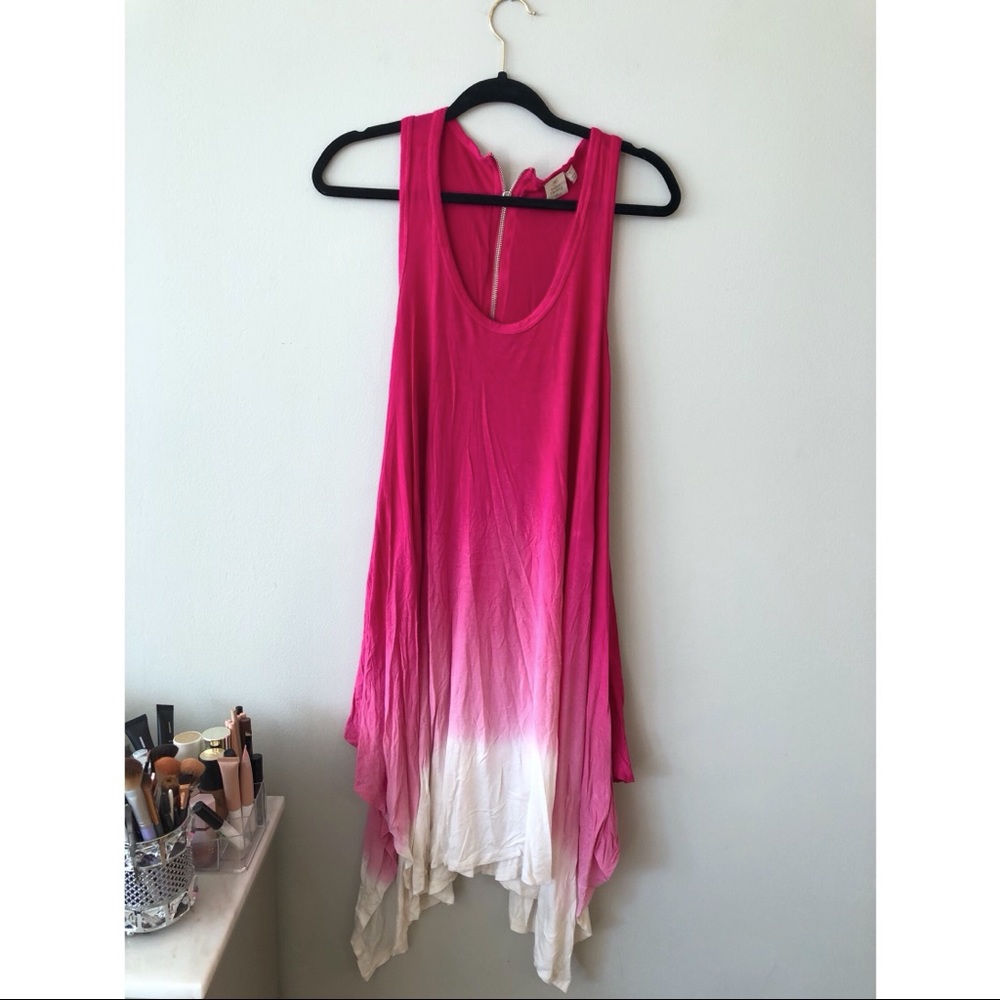 Women’s Flowy Loosefit Sleeveless Pink Maxi Dress Size Large